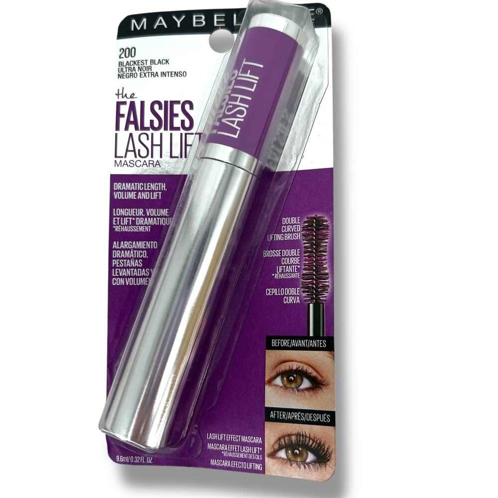 MAYBELLINE The Falsies Lashes Lift Mascara  200 Blackest Black